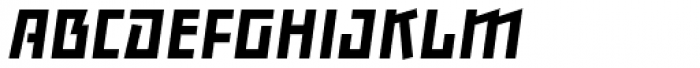 Backstein Alternates SemiBold Italic Font UPPERCASE