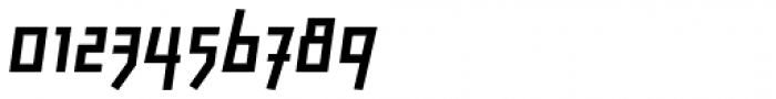 Backstein Oblique Font OTHER CHARS