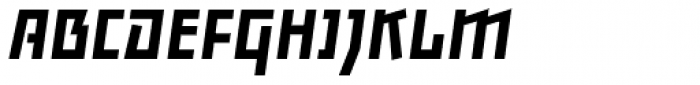 Backstein SemiBold Italic Font UPPERCASE