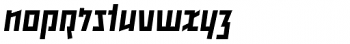 Backstein SemiBold Italic Font LOWERCASE