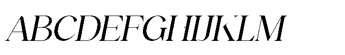 Backswings Italic Font UPPERCASE