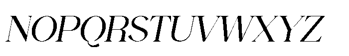 Backswings Italic Font UPPERCASE