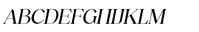 Backswings Medium Italic Font UPPERCASE