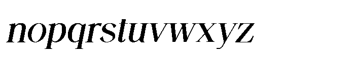 Backswings Semi Bold Italic Font LOWERCASE