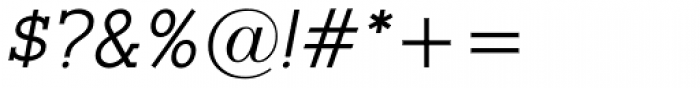 Backtalk Serif BTN Oblique Font OTHER CHARS