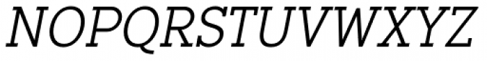 Backtalk Serif BTN Oblique Font UPPERCASE