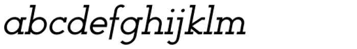 Backtalk Serif BTN Oblique Font LOWERCASE