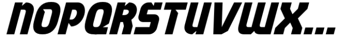 Backtens Slant Font UPPERCASE