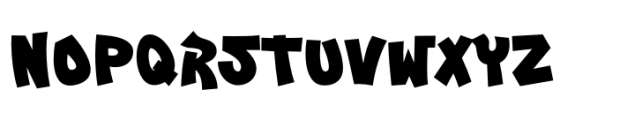 Backwash AOE Font UPPERCASE