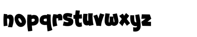 Backwash AOE Font LOWERCASE