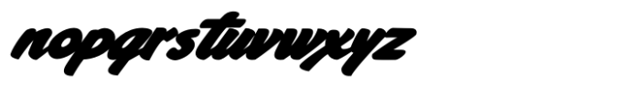 Bacony Script Bold Italic Font LOWERCASE
