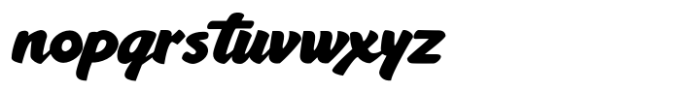 Bacony Script Regular Font LOWERCASE