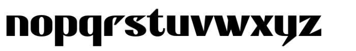 Bactaviya Bold Font LOWERCASE