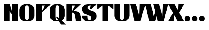 Bactaviya Extra Bold Font UPPERCASE