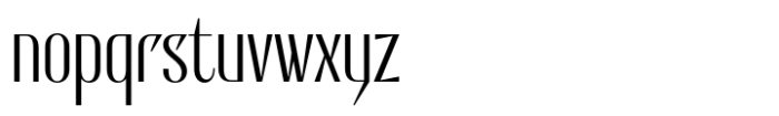 Bactaviya Extra Light Font LOWERCASE