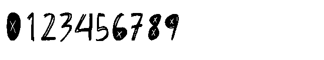 Bad Hours Font OTHER CHARS