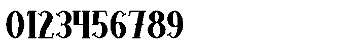 Bad Rabbit Texture Font OTHER CHARS
