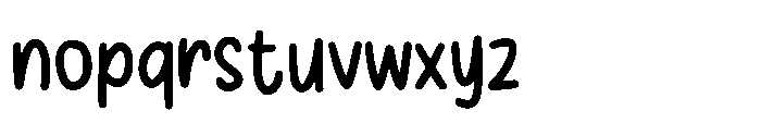 Bad Recipe Font LOWERCASE