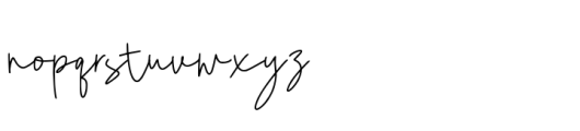 Badein Signature Font LOWERCASE