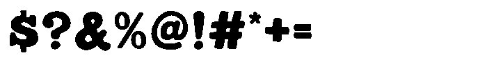 Badfellas Block Font OTHER CHARS
