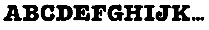 Badfellas Block Font UPPERCASE