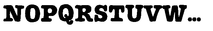 Badfellas Block Font UPPERCASE
