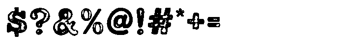 Badfellas Regular Font OTHER CHARS