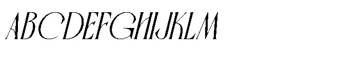 Badgeils Italic Font UPPERCASE