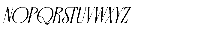 Badgeils Italic Font UPPERCASE
