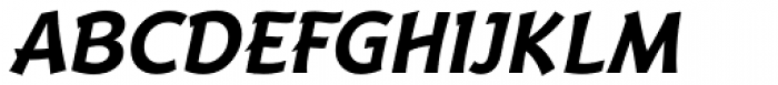 Badger Bold Italic Font UPPERCASE