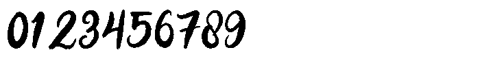 Badger Criminal Script Font OTHER CHARS