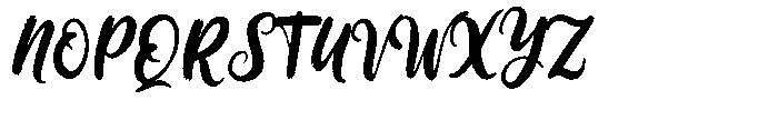 Badger Criminal Script Font UPPERCASE