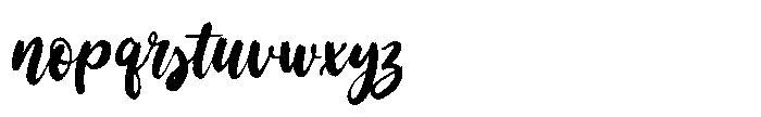 Badger Criminal Script Font LOWERCASE