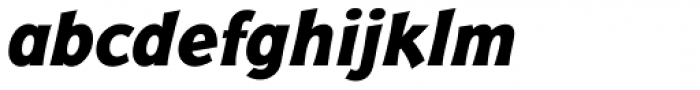 Badger ExtraBold Italic Font LOWERCASE