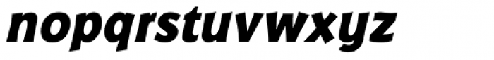 Badger ExtraBold Italic Font LOWERCASE