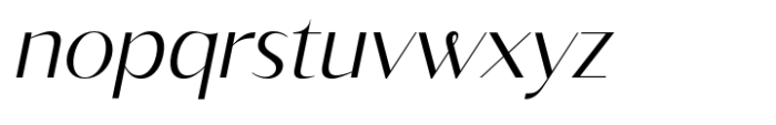 Badger Italic Font LOWERCASE