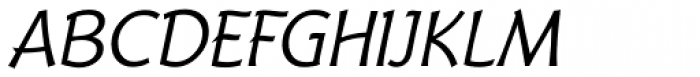 Badger Light Italic Font UPPERCASE