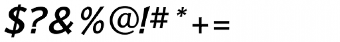 Badger Medium Italic Font OTHER CHARS