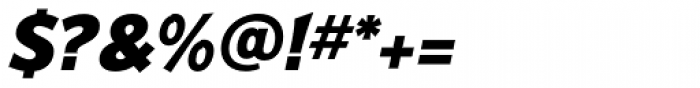 Badger Pro ExtraBold Italic Font OTHER CHARS