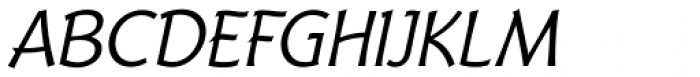 Badger Pro Light Italic Font UPPERCASE