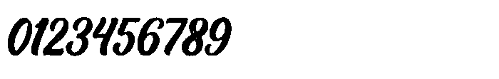 Badgery Rough Font OTHER CHARS
