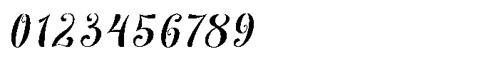 Badhong Italic Font OTHER CHARS