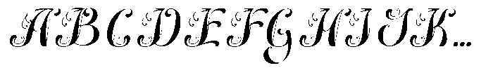 Badhong Italic Font UPPERCASE