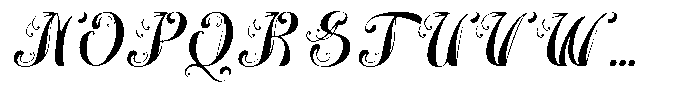 Badhong Italic Font UPPERCASE