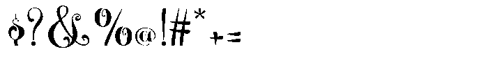 Badhong Regular Font OTHER CHARS