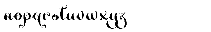 Badhong Regular Font LOWERCASE
