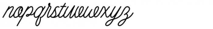 Badhorse Script Font LOWERCASE