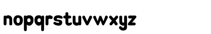 Badjing Font LOWERCASE