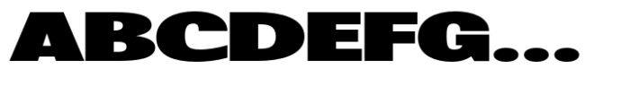 Badnick Expanded Black Font UPPERCASE
