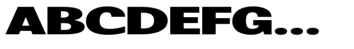 Badnick Expanded Extra Bold Font UPPERCASE